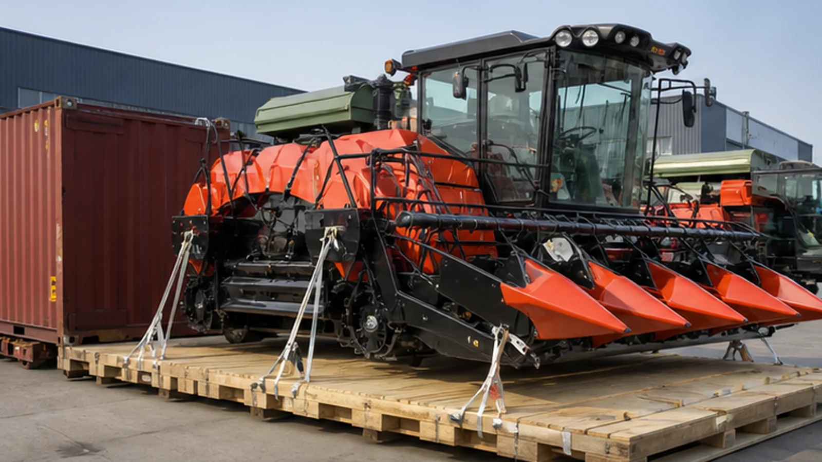 Agricultural machinery ocean freight from China: booking and packing guide