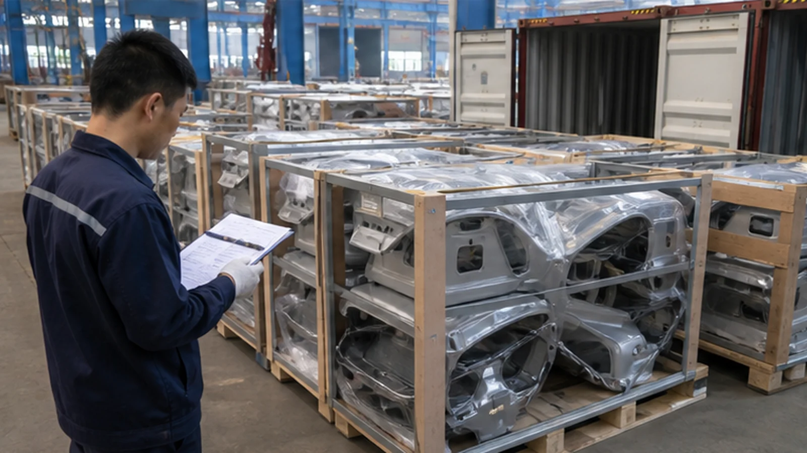 Automotive parts ocean freight from China: booking and packing guide