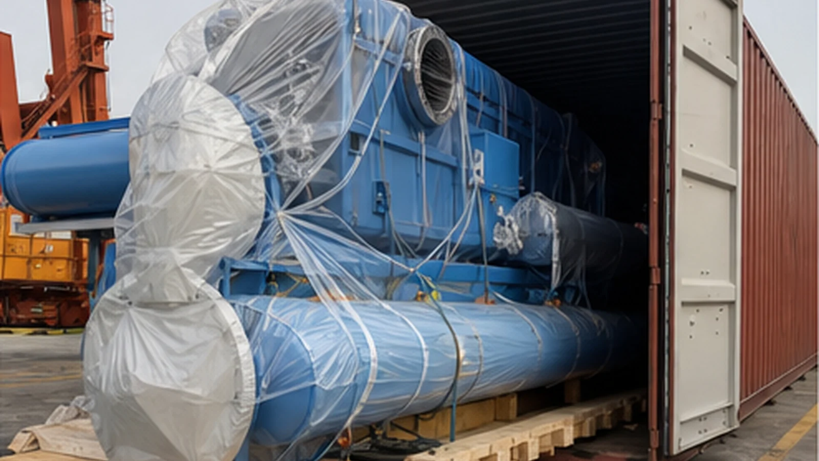 Industrial compressors ocean freight from China: booking and packing guide