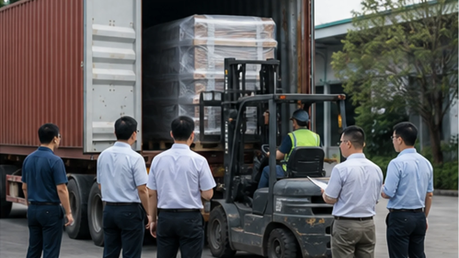 Containerized commercial cargo