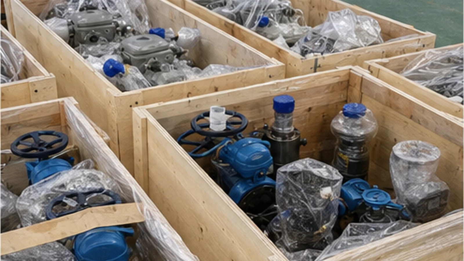 Pumps and valves ocean freight from China: booking and packing guide