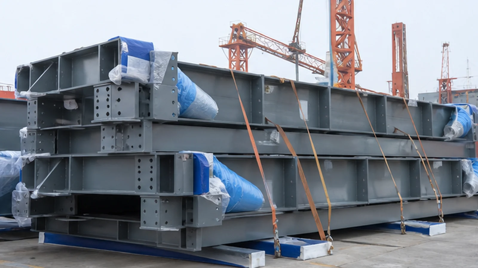 Fabricated steel structures ocean freight from China: booking and packing guide
