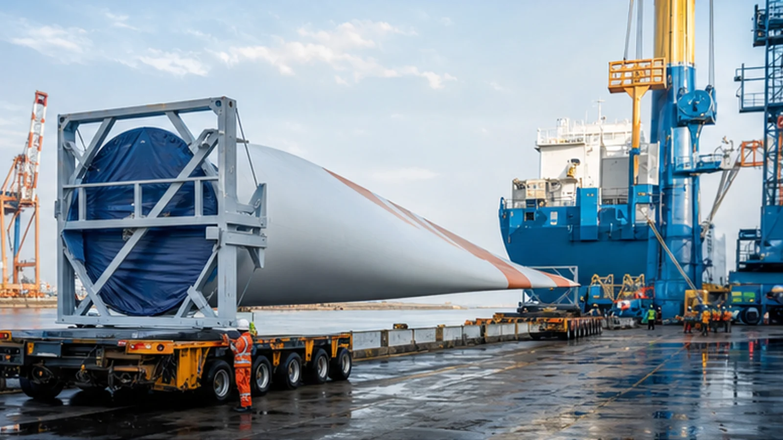 Wind and energy equipment ocean freight from China: booking and packing guide